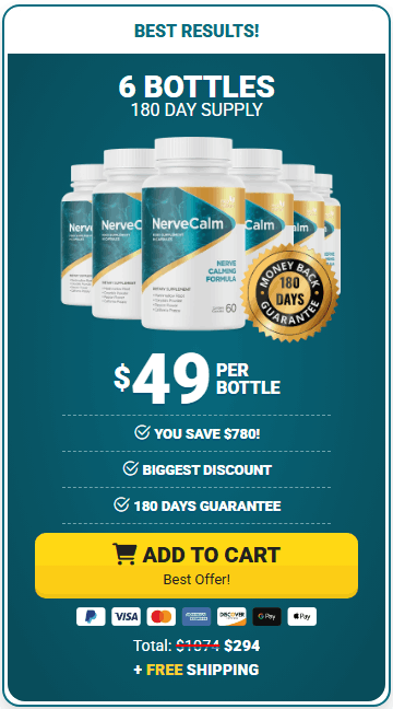 Buy NerveCalm 6 Bottle